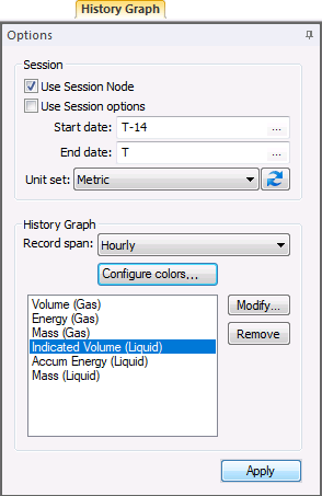 Options Pane